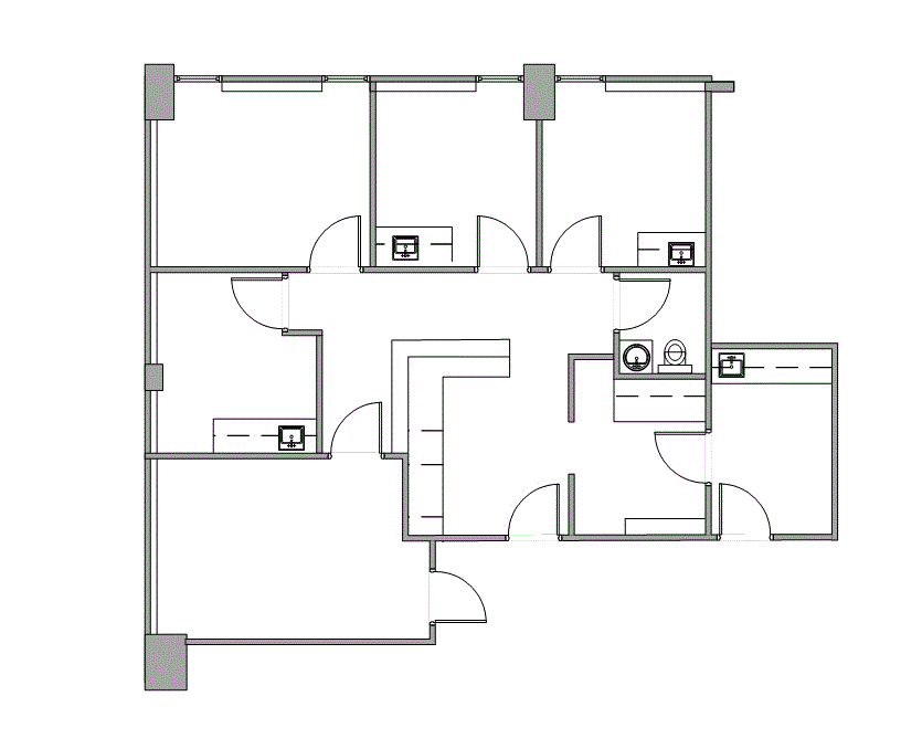 2000 Crawford St, Houston, TX à louer Plan d  tage- Image 1 de 1