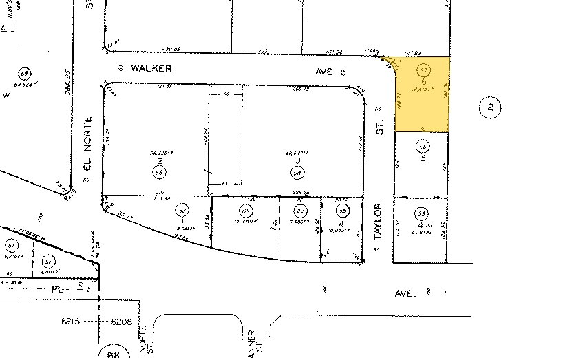 260 E Taylor St, Monrovia, CA for sale - Plat Map - Image 2 of 5