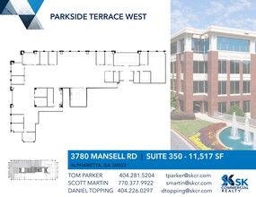 3780 Mansell Rd, Alpharetta, GA à louer Plan de site- Image 1 de 1