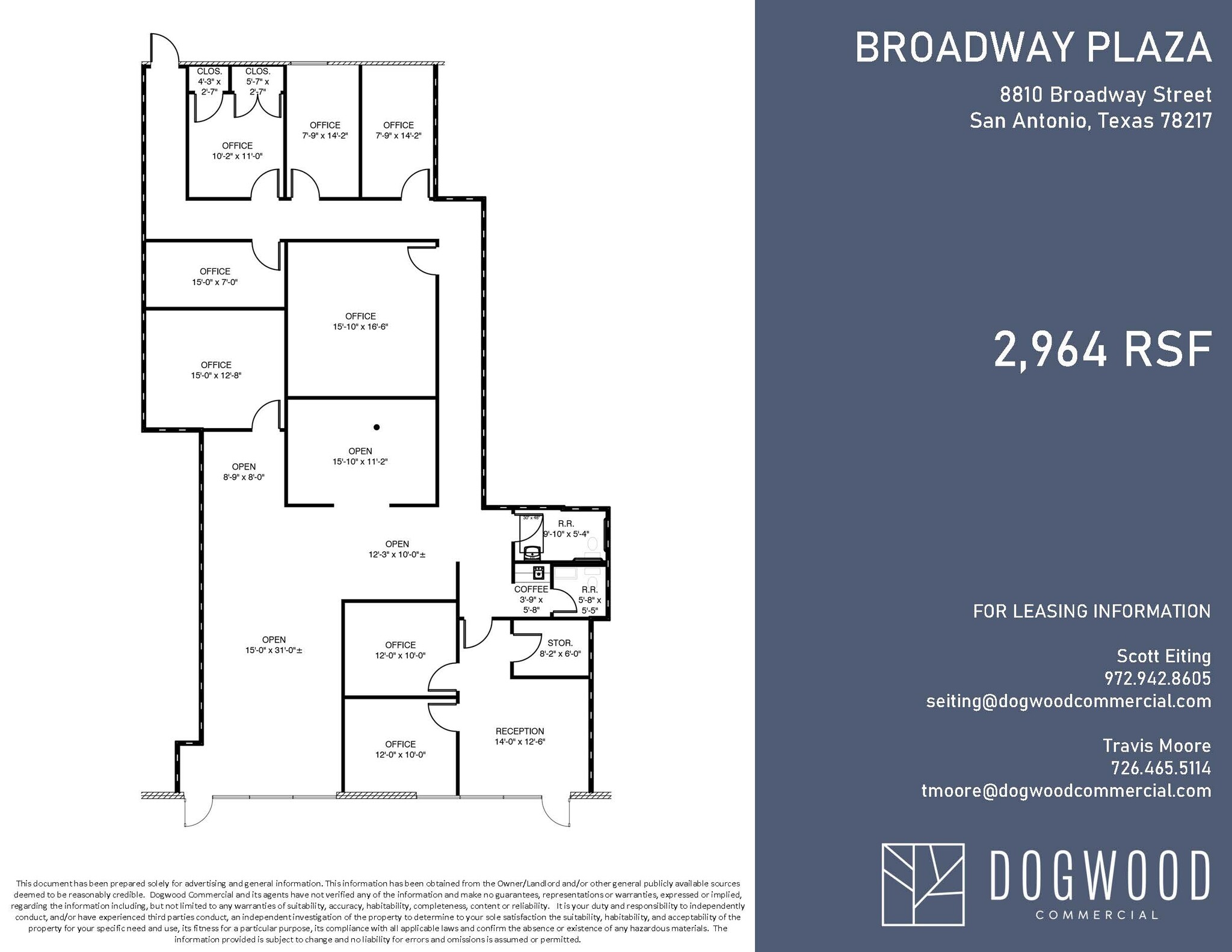 8800-8856 Broadway St, San Antonio, TX à louer Plan d  tage- Image 1 de 1