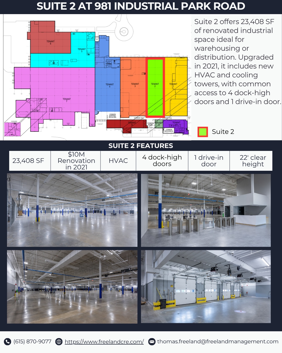 981 Industrial Park Rd, Columbia, TN for lease Interior Photo- Image 1 of 1
