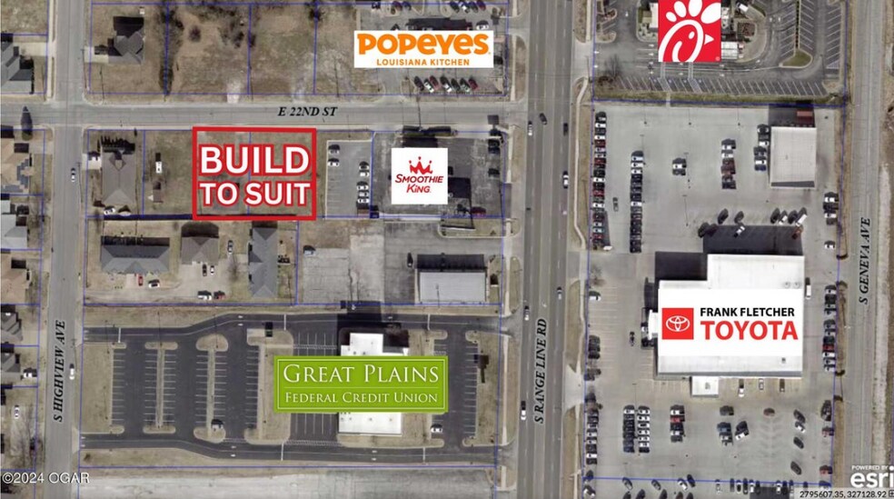 2914 E 22nd St, Joplin, MO à louer - Aérien - Image 2 de 2