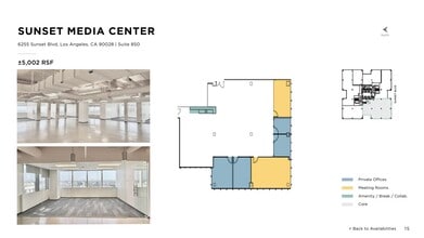6255 W Sunset Blvd, Los Angeles, CA for lease Site Plan- Image 1 of 1