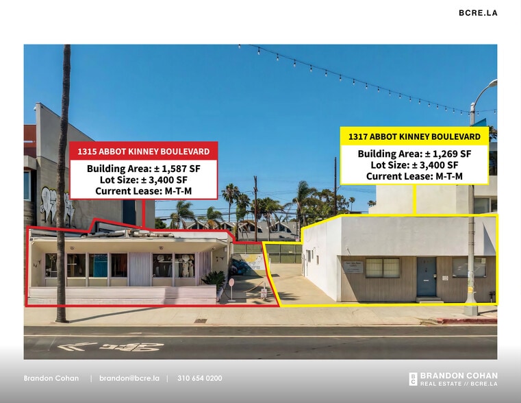 1315-1317 Abbot Kinney Blvd, Venice, CA for lease - Building Photo - Image 2 of 11