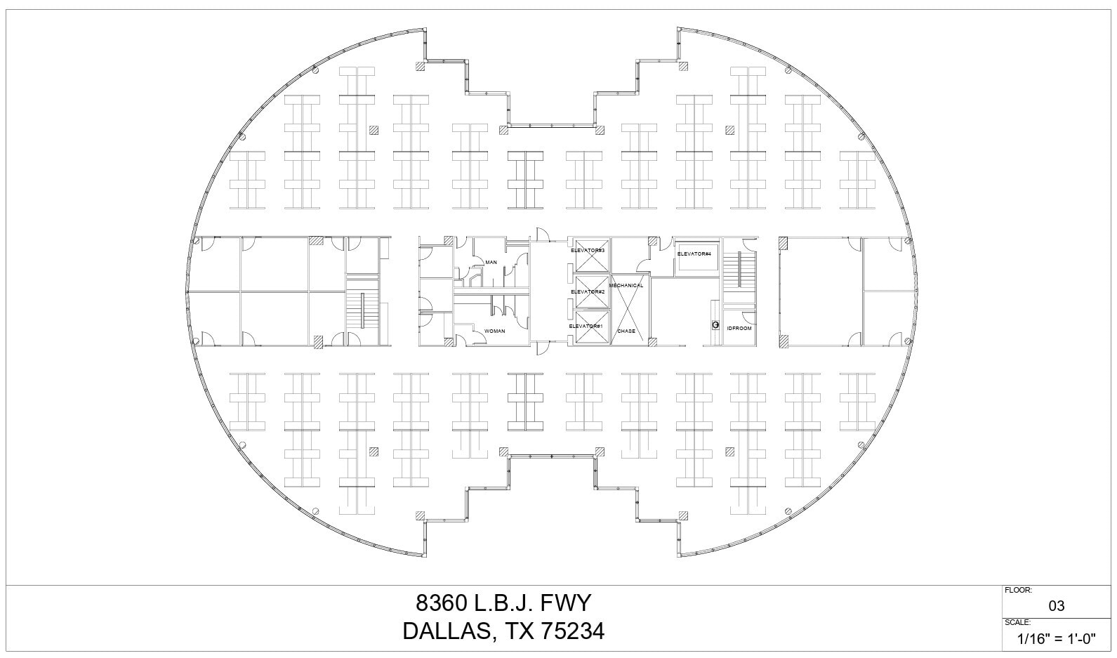 8360 Lyndon B Johnson Fwy, Dallas, TX à louer Plan d’étage- Image 1 de 1