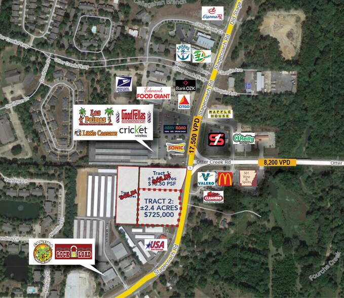 Otter Creek Rd & Stagecoach Rd, Little Rock, AR for sale - Aerial - Image 1 of 3