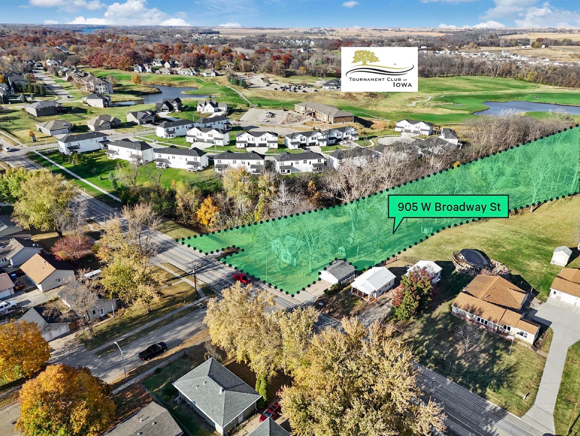 905 W Broadway St, Polk City, IA for sale Aerial- Image 1 of 2