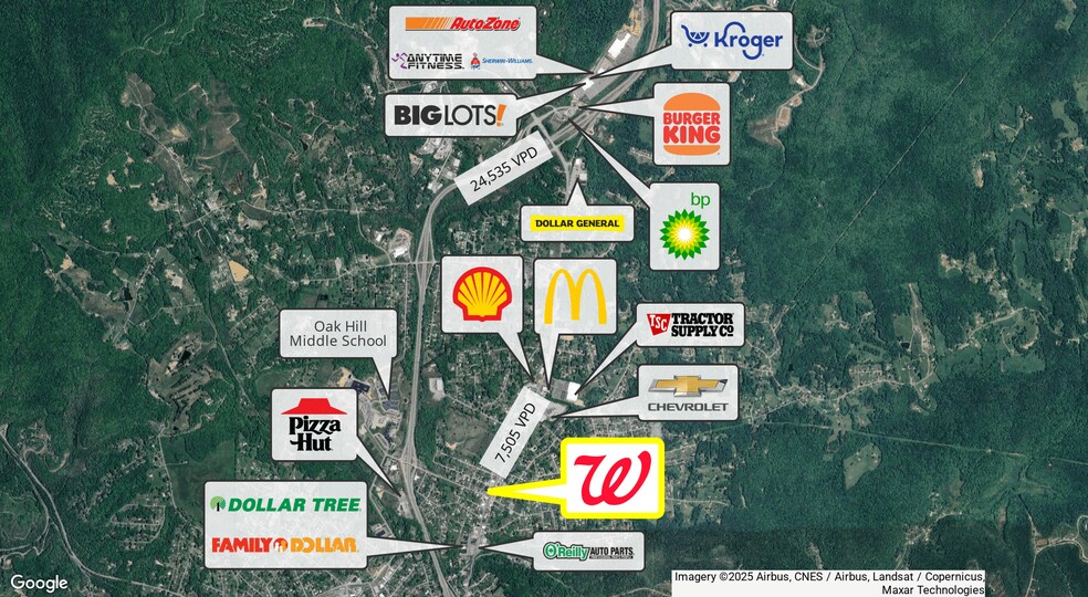 1201 Main St E, Oak Hill, WV à vendre - Photo du bâtiment - Image 3 de 5