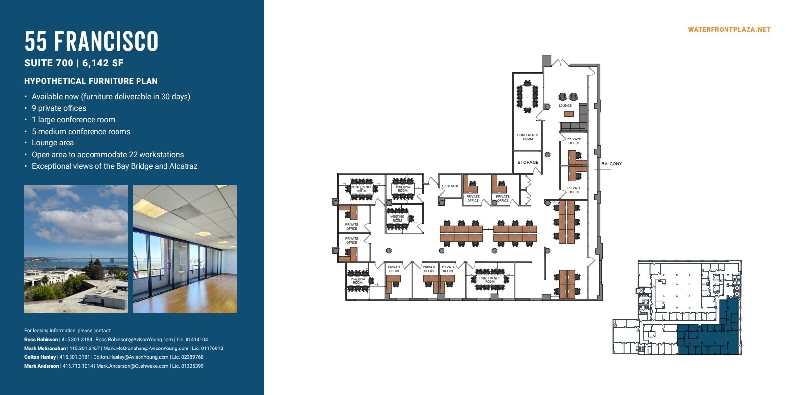 55 Francisco St, San Francisco, CA for lease Floor Plan- Image 1 of 1
