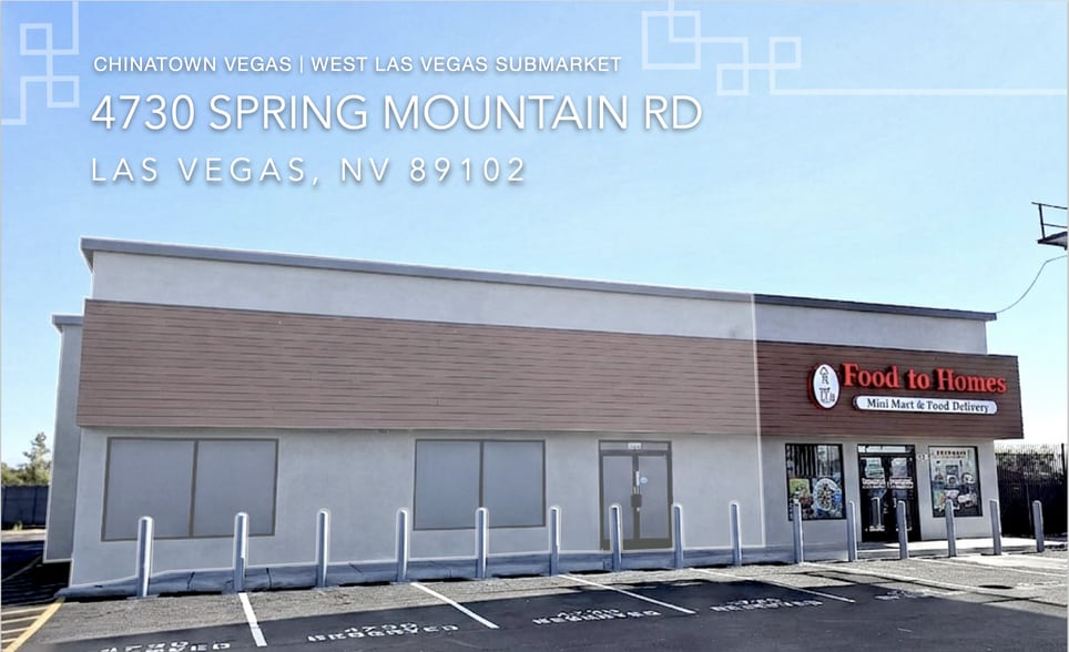 4730 Spring Mountain Rd, Las Vegas, NV à louer - Photo du bâtiment - Image 1 de 10