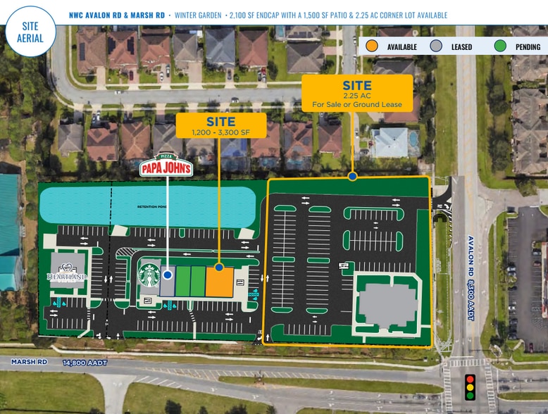 1504 Avalon Road, Winter Garden, FL for lease - Site Plan - Image 2 of 4