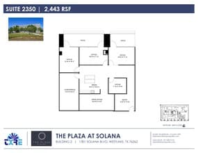 1301 Solana Blvd, Westlake, TX à louer Plan d’étage- Image 1 de 1