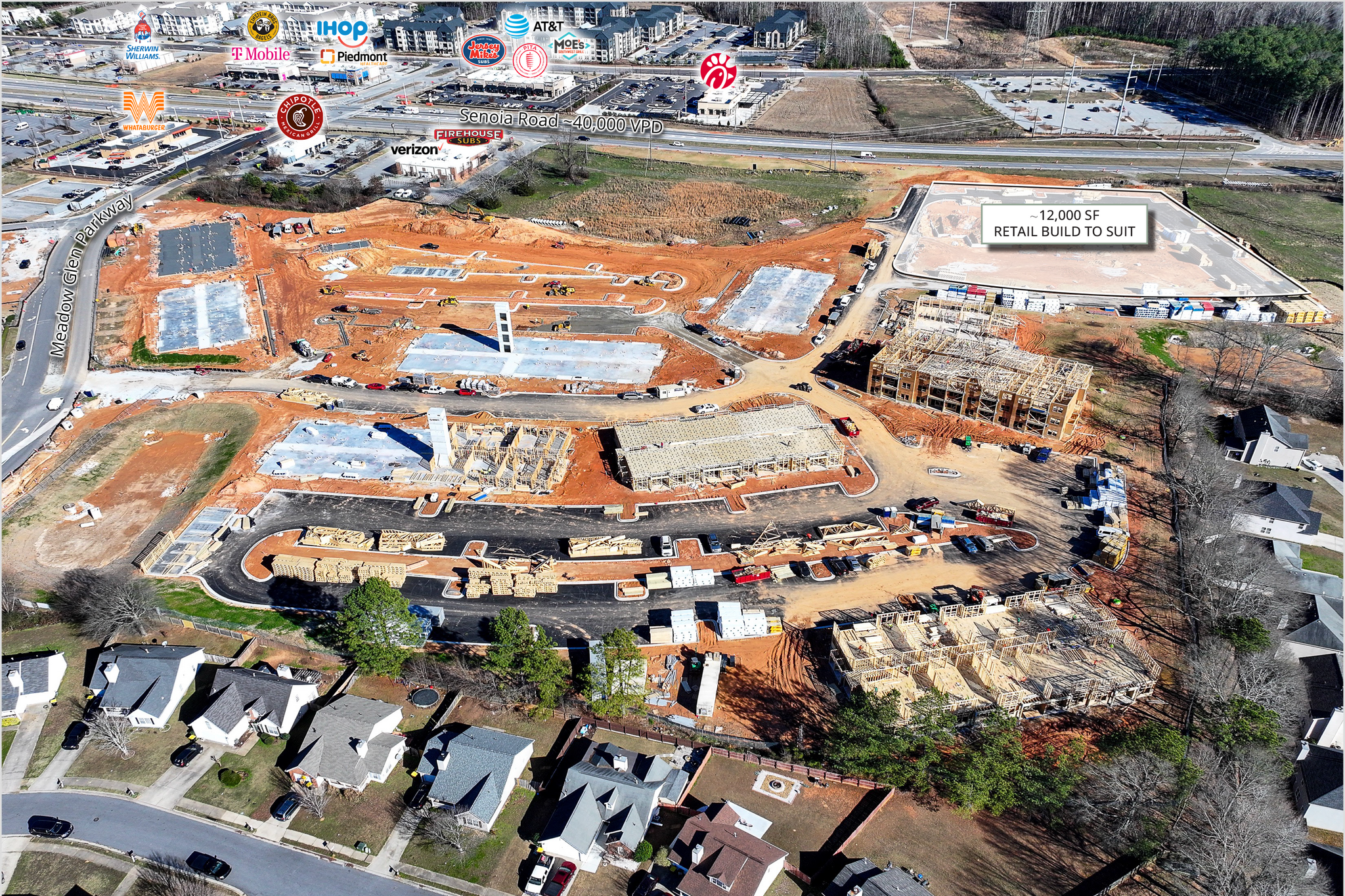 Senoia Rd  & Meadow Glen Pky, Fairburn, GA for lease Primary Photo- Image 1 of 2