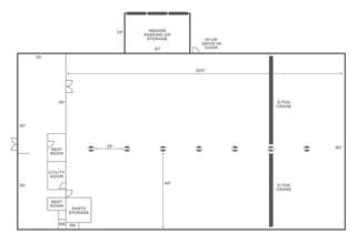 5439 Perkins Rd, Bedford, OH à louer Plan d’étage- Image 1 de 1