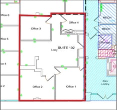 620 N Main St, Greenville, SC à louer Plan d’étage- Image 2 de 2