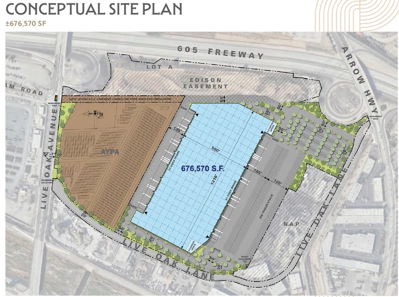 13620 Live Oak Ln, Irwindale, CA for lease - Site Plan - Image 2 of 4