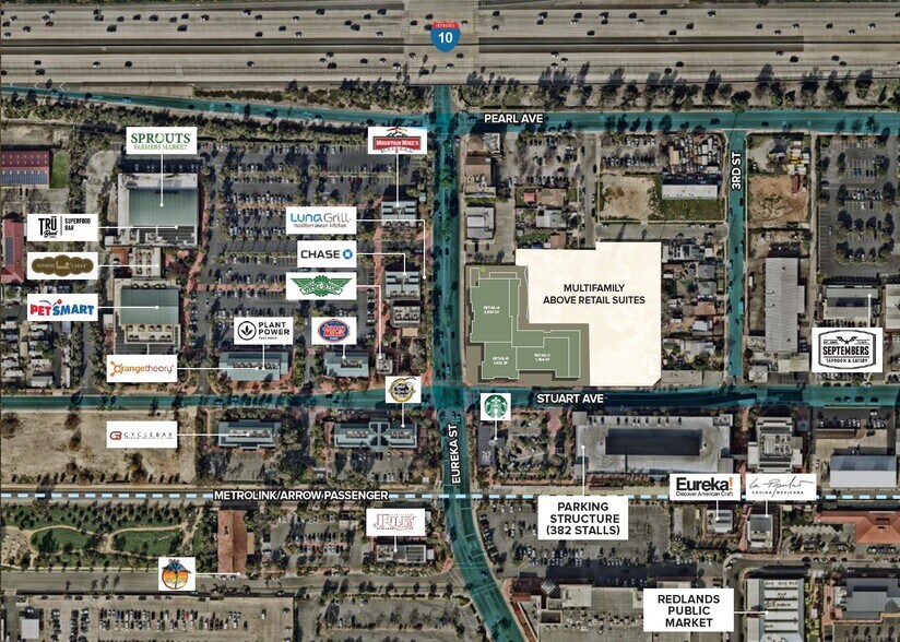 250 W Stuart Ave, Redlands, CA for lease - Site Plan - Image 2 of 2