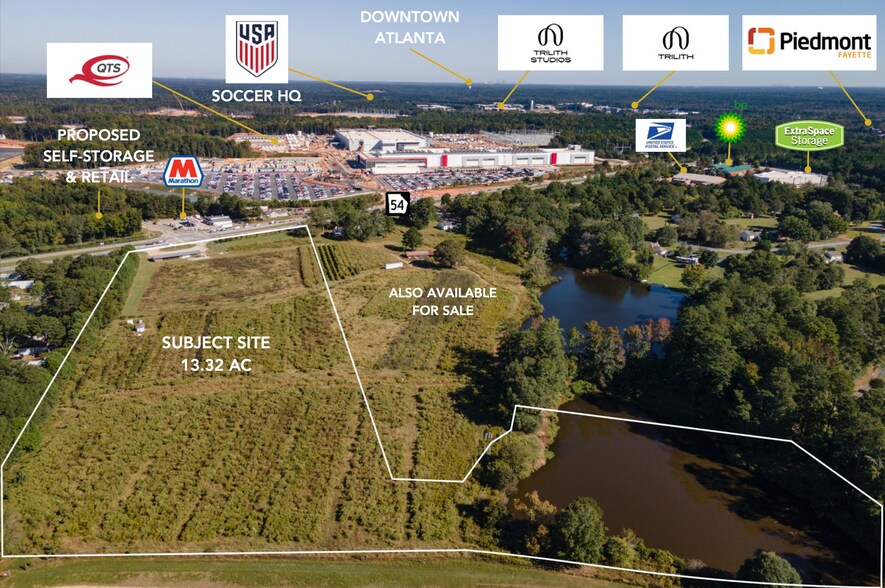 0 Highway 54 Hwy, Fayetteville, GA à vendre - Aérien - Image 2 de 6