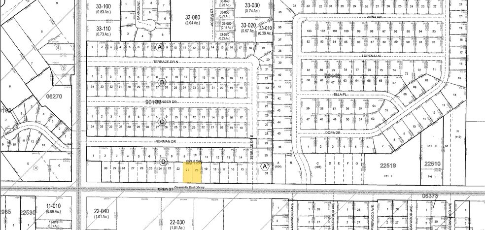 2238 Drew St, Clearwater, FL à vendre - Plan cadastral - Image 3 de 3