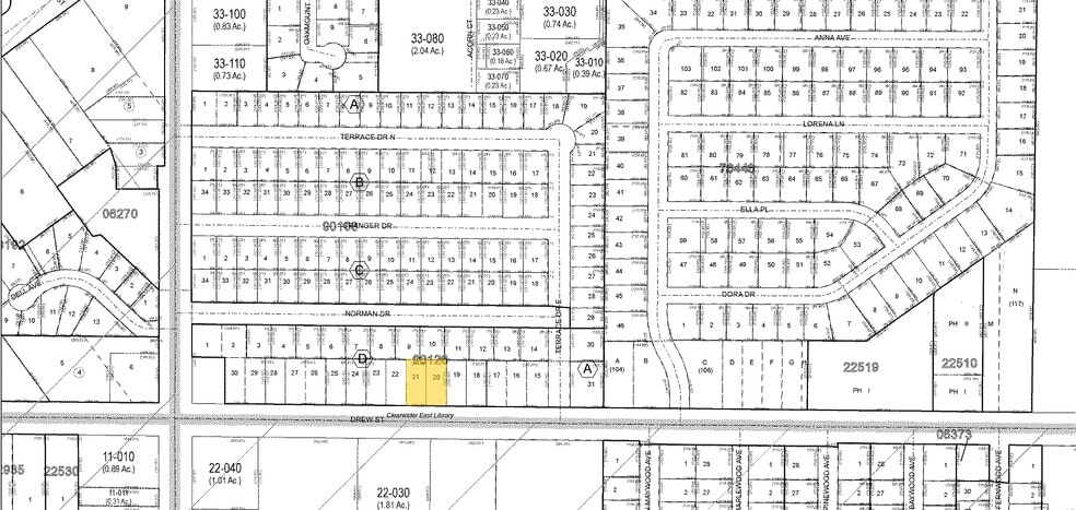 2238 Drew St, Clearwater, FL for sale - Plat Map - Image 3 of 3