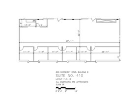 800 Roosevelt Rd, Glen Ellyn, IL à louer Plan de site- Image 1 de 2