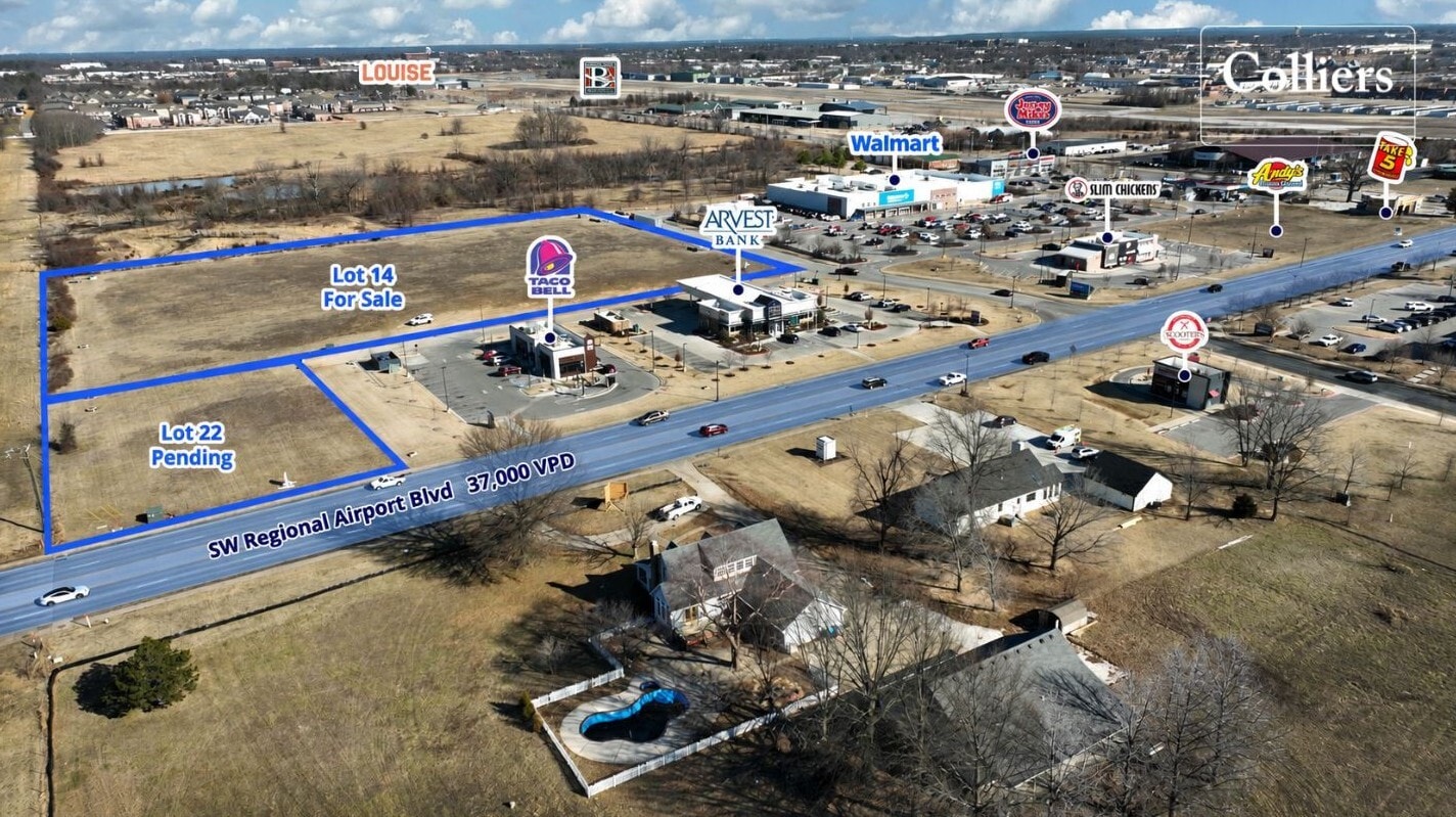 SW Regional Airport Blvd, Bentonville, AR à vendre Photo du bâtiment- Image 1 de 4