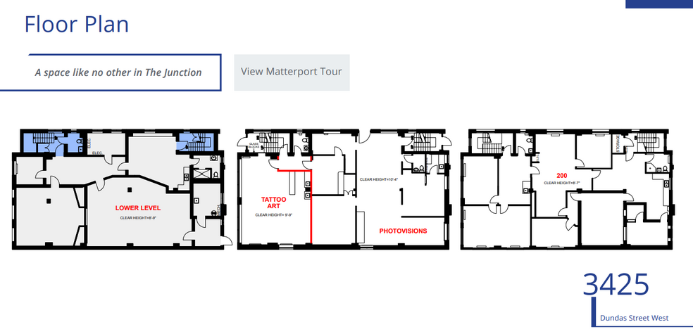 3425 Dundas St, Toronto, ON à vendre - Plan d’étage - Image 3 de 3