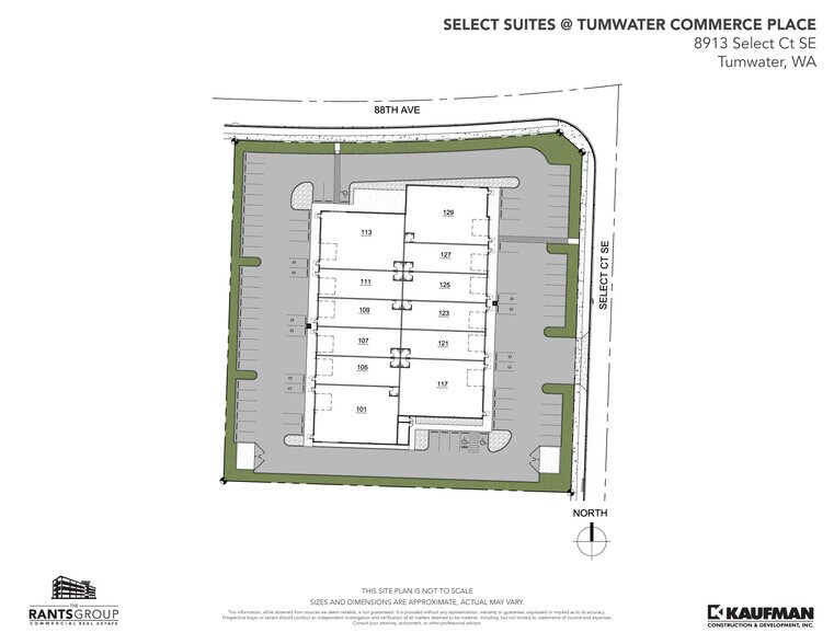 8913 Select Ct SE, Tumwater, WA à louer - Plan de site - Image 2 de 7