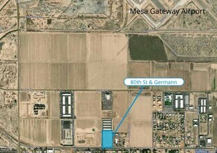 82nd St & Germann, Mesa, AZ - AERIAL  map view