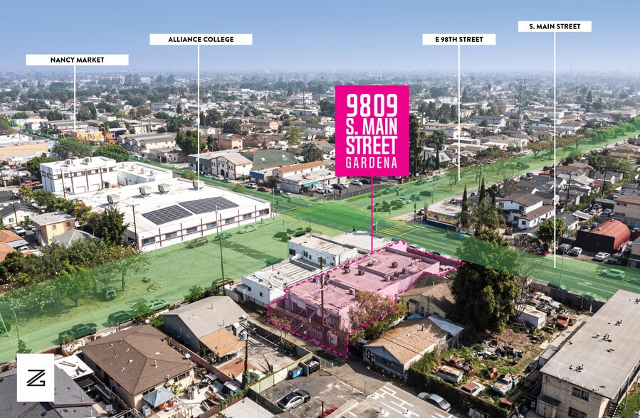 9809 Main St, Los Angeles, CA à vendre - Photo du bâtiment - Image 2 de 10