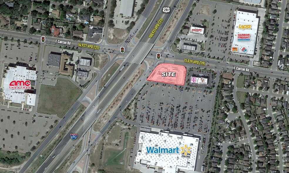 Highway 281 & Canton Rd, Edinburg, TX for lease - Aerial - Image 2 of 5