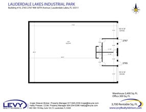 2696 NW 31st Ave, Lauderdale Lakes, FL for lease Floor Plan- Image 2 of 2