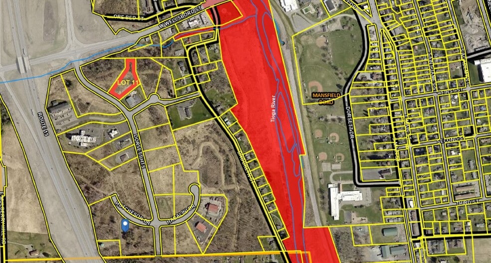 Dorsett Hts, Mansfield, PA à vendre - Aérien - Image 3 de 4