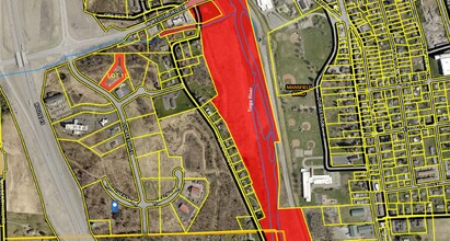 Dorsett Hts, Mansfield, PA - aerial  map view