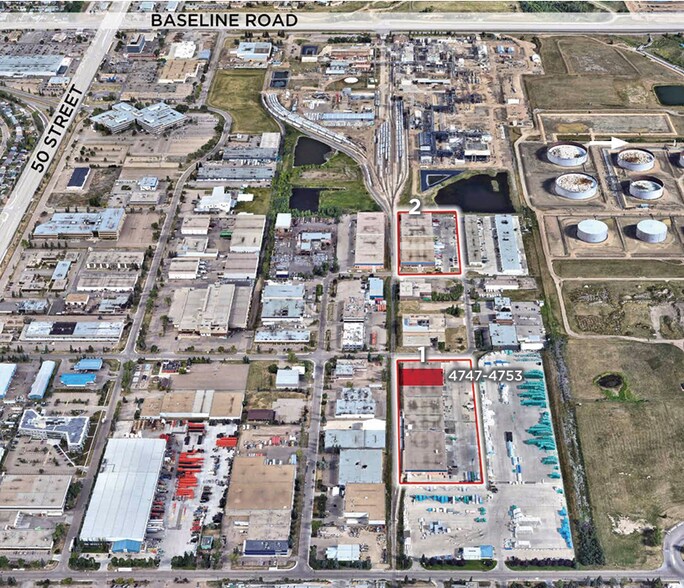 4715-4757 93 Ave, Edmonton, AB à louer - Photo du bâtiment - Image 2 de 5