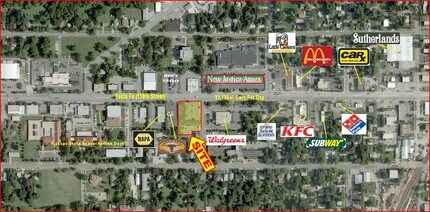 539 E Santa Fe St, Olathe, KS - Aérien Vue de la carte