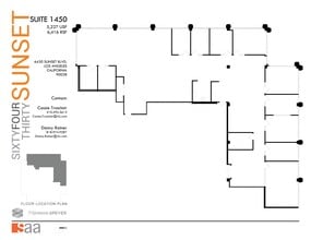 6430 W Sunset Blvd, Los Angeles, CA for lease Site Plan- Image 1 of 1