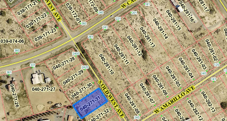 2460 Old West Ave, Pahrump, NV for sale - Aerial - Image 2 of 4