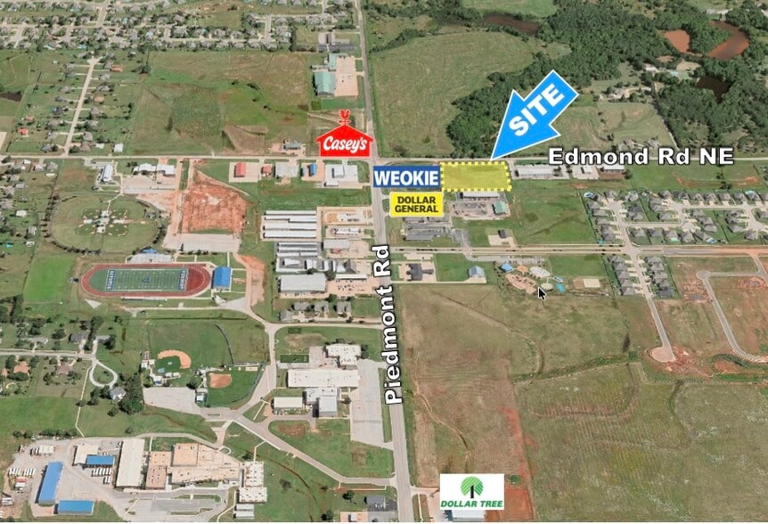 250 Edmond Rd NE, Piedmont, OK for sale - Aerial - Image 1 of 1