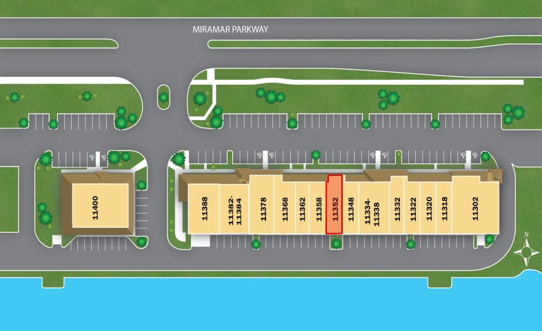 11302-11386 Miramar Pky, Miramar, FL à louer Plan de site- Image 1 de 1