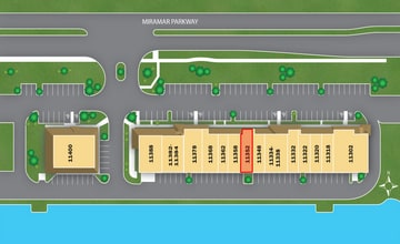 11302-11386 Miramar Pky, Miramar, FL à louer Plan de site- Image 1 de 1