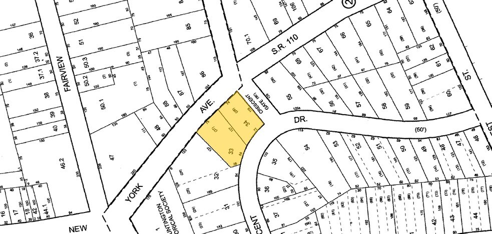 445 New York Ave, Huntington, NY à louer - Plan cadastral - Image 2 de 5