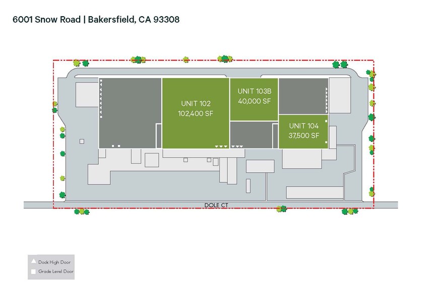 6001 Snow Rd, Bakersfield, CA for lease - Floor Plan - Image 2 of 9