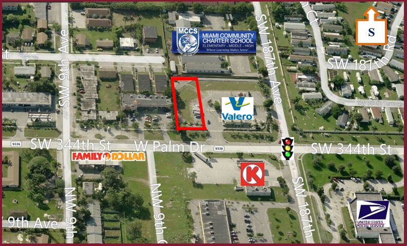 961 W Palm Dr, Florida City, FL à louer Aérien- Image 1 de 3