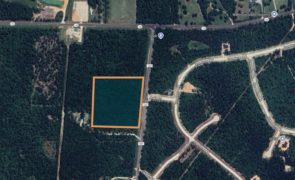 Farm to Market 1097, New Waverly, TX for lease - Aerial - Image 3 of 3