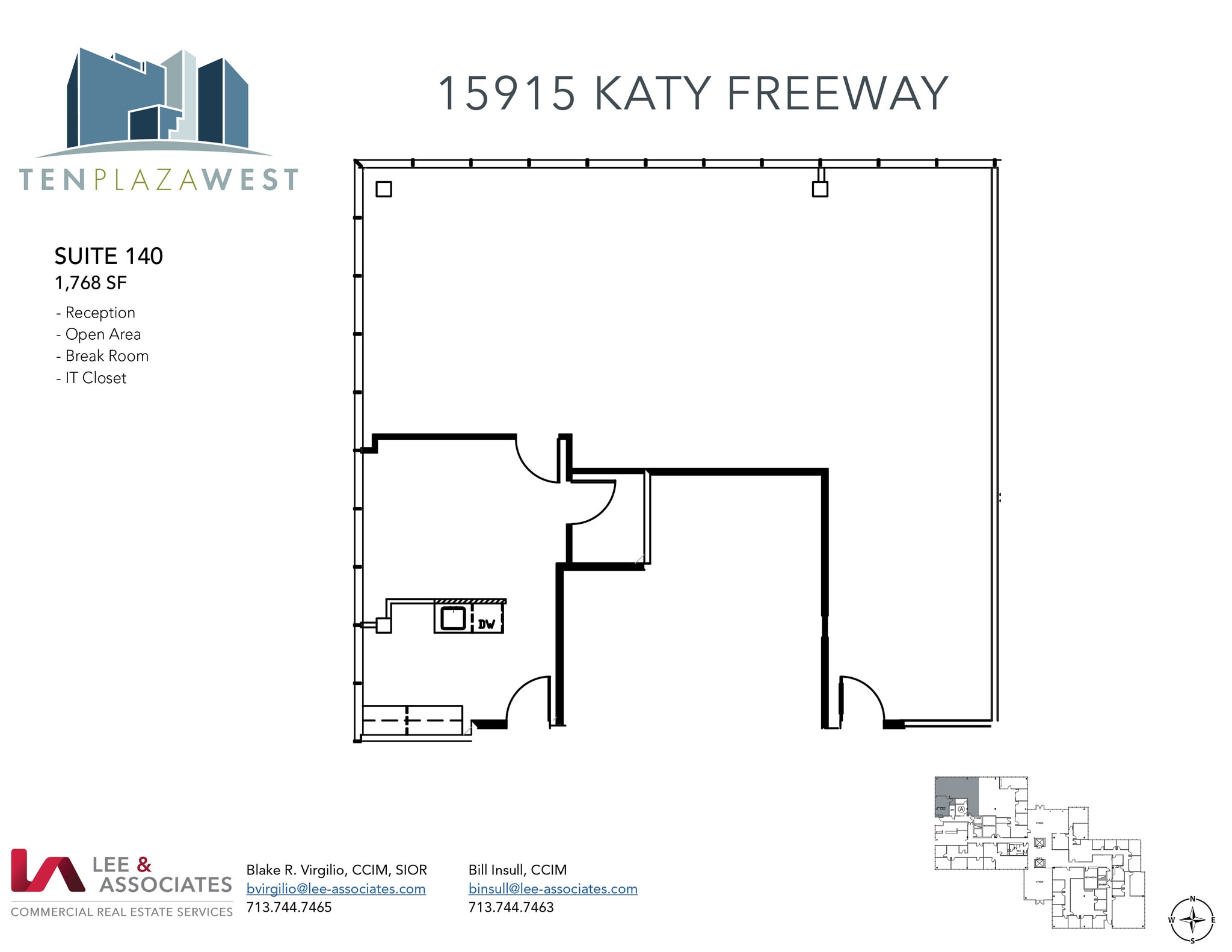 15915 Katy Fwy, Houston, TX for lease Floor Plan- Image 1 of 1