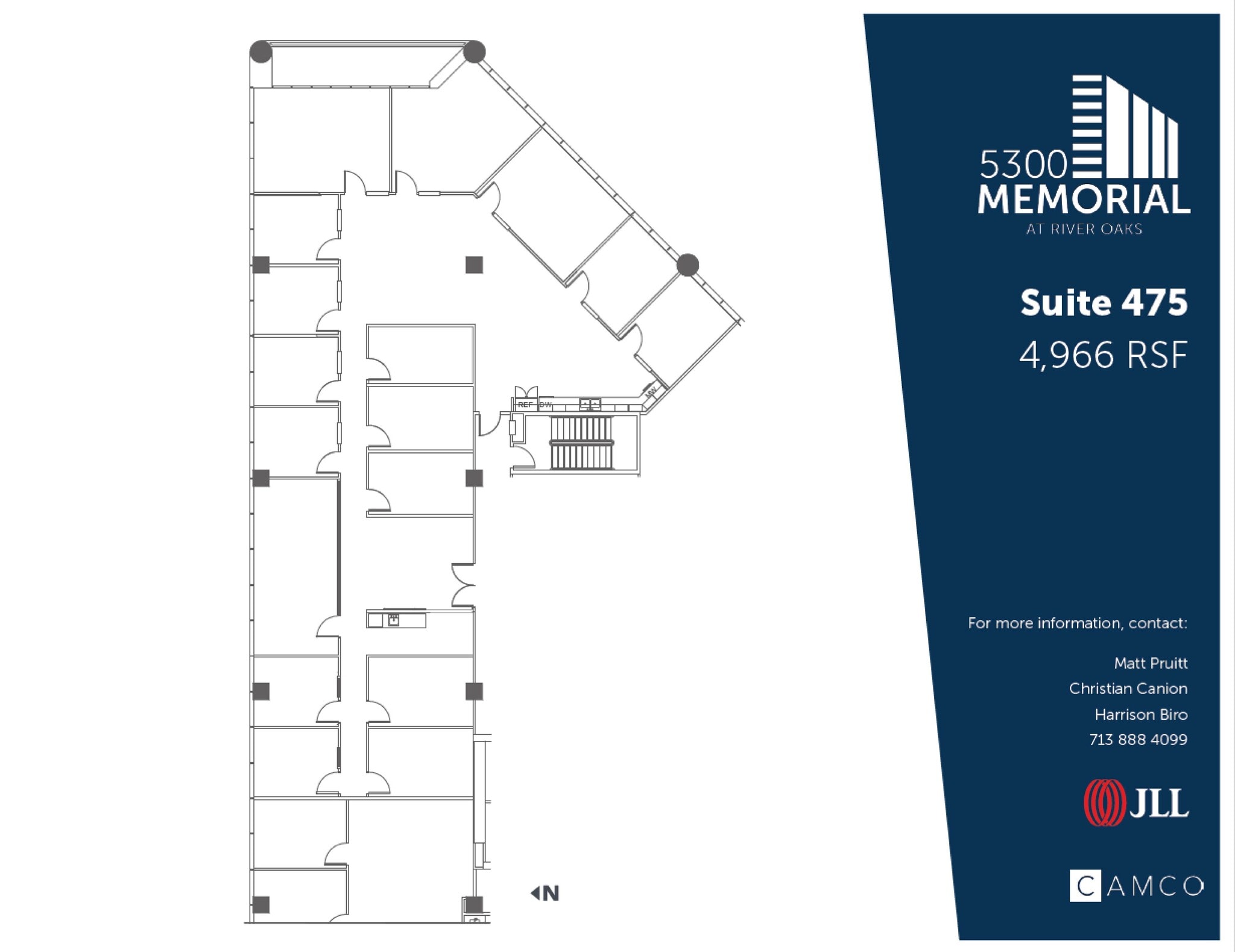 5300 Memorial Dr, Houston, TX à louer Plan d’étage- Image 1 de 1