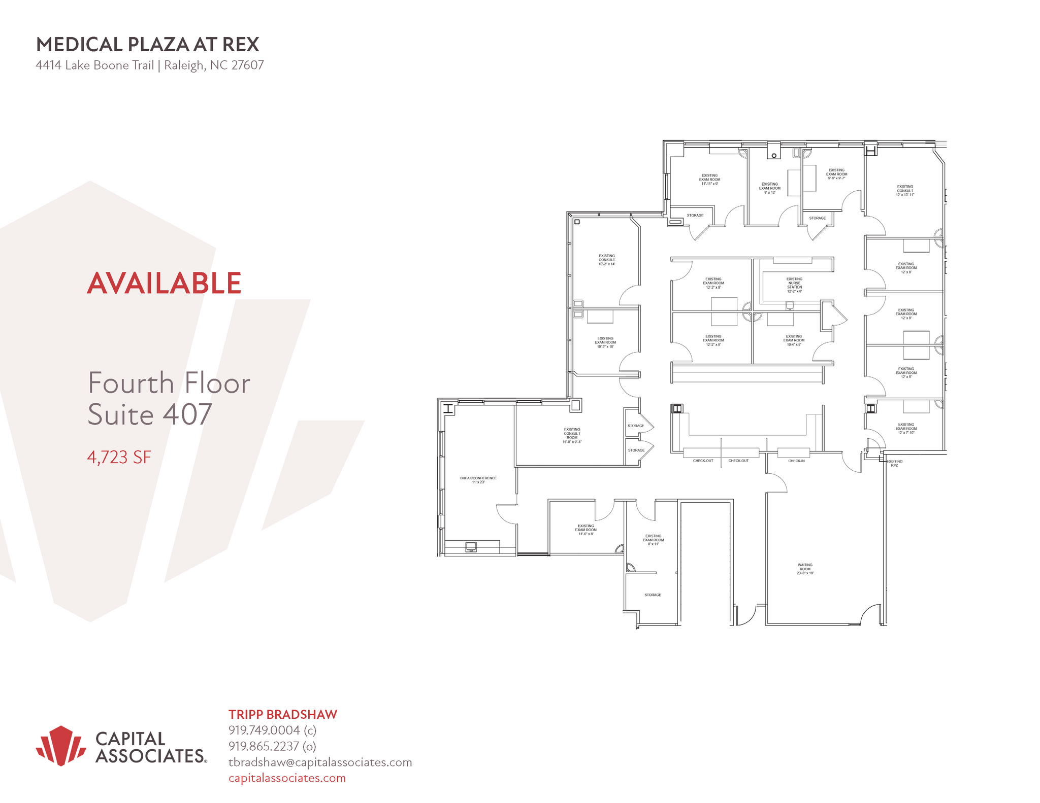 4414 Lake Boone Trl, Raleigh, NC à louer Plan d  tage- Image 1 de 1