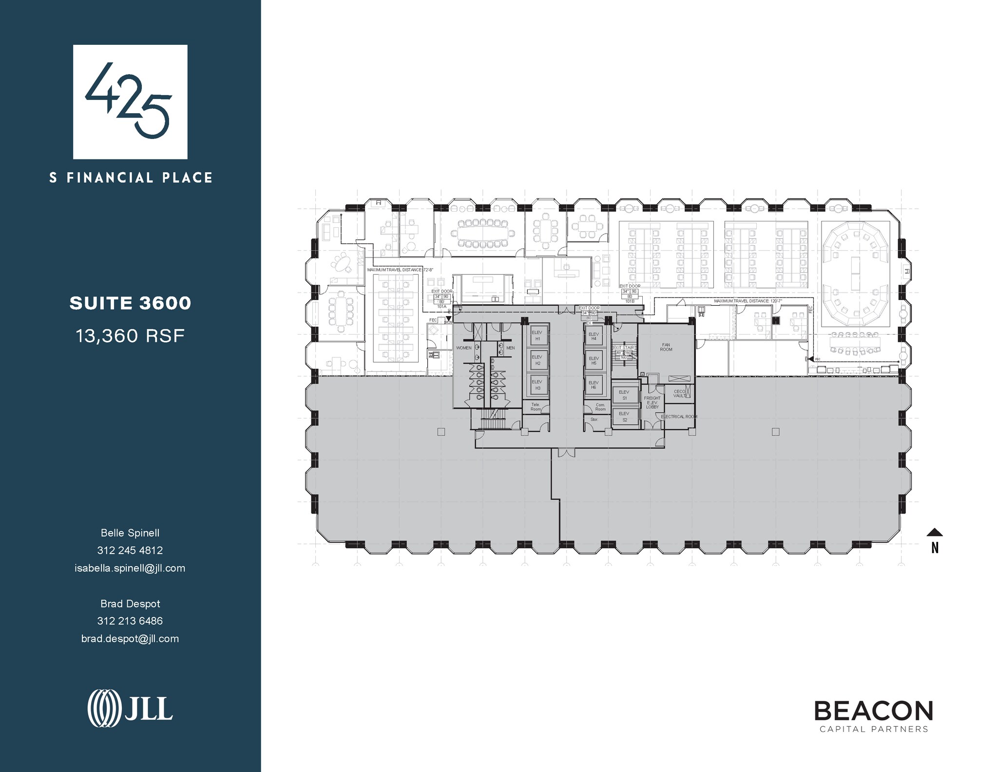 425 S Financial Pl, Chicago, IL for lease Floor Plan- Image 1 of 6