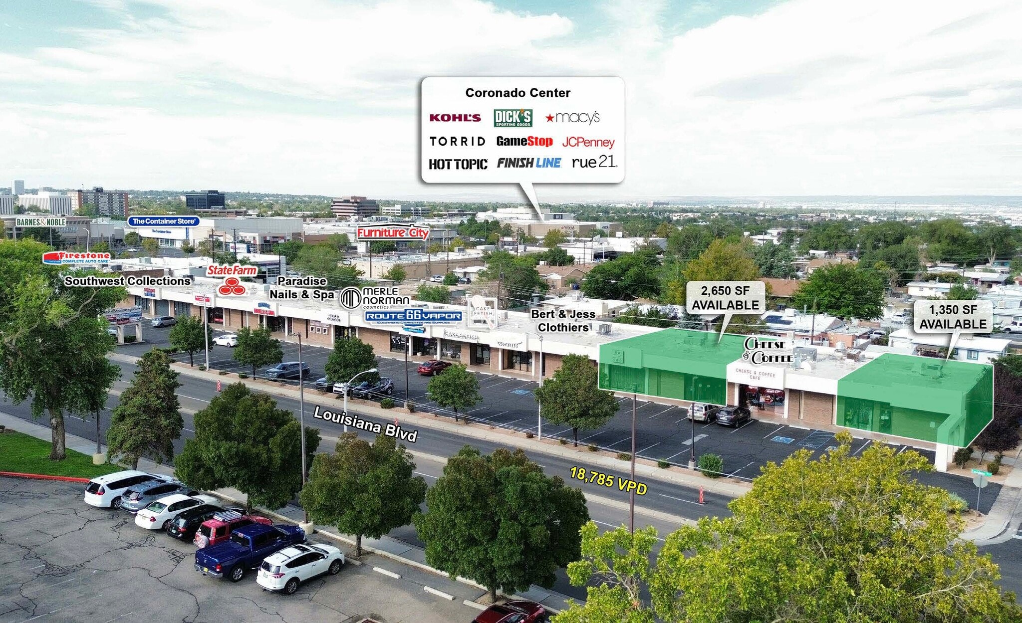 2633-2685 Louisiana Blvd NE, Albuquerque, NM for lease Building Photo- Image 1 of 10